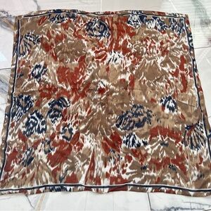 Symphony Scarfs Multicolor Abstract Print Scarf made in Italy